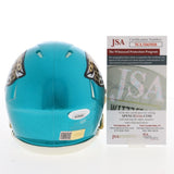 Jimmy Smith Signed Jacksonville Jaguars Mini Helmet (JSA COA) 1992 2nd Round Pck