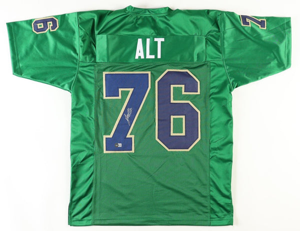 Joe Alt Signed Notre Dame Fighting Irish Jersey (Beckett) #5 Pick 2024 NFL Draft
