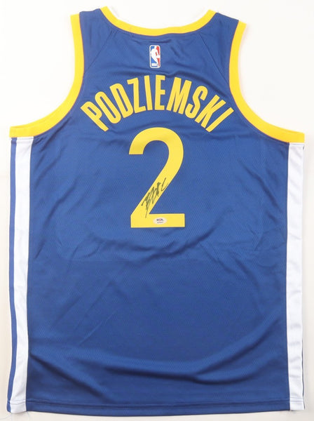 Brandin Podziemski Signed Golden State Warriors Nike Jersey /PSA/2023 1st Rnd Pk