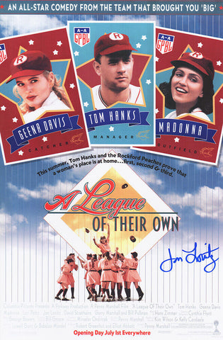 Jon Lovitz Signed A League Of Their Own 11x17 Movie Poster - (SCHWARTZ COA)