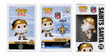 Rickey Jackson Signed Saints SANTA Funko Pop Doll #276 w/HOF 2010 (SCHWARTZ COA)