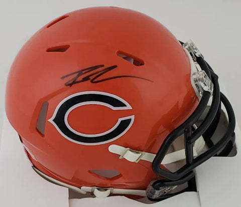 Roschon Johnson Signed Chicago Bears Speed Mini Helmet (Beckett) 2023 Draft Pick