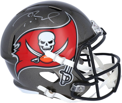 Tom Brady Tampa Bay Buccaneers Signed Riddell Speed Helmet