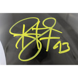 Troy Polamalu Autographed Pittsburgh Steelers Pro Helmet Beckett Witness 50272