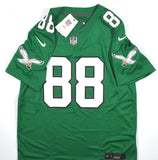 Dallas Goedert Signed Eagles Kelly Green Nike Vapor Limited Jersey - Fanatics