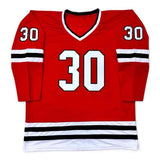 Ed Belfour Autographed / Signed Jersey - HOF 2011 - Red - Beckett Authenticated
