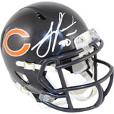Julius Peppers Autographed Chicago Bears Mini Helmet Beckett Witness 51775