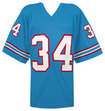 Earl Campbell Signed Blue T/B Custom Football Jersey -(SCHWARTZ SPORTS COA)