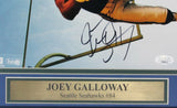Joey Galloway Seattle Seahawks Signed/Auto 8x10 Photo Framed JSA 163325