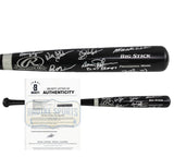 22 1986 Mets Alumni Signed Rawlings Black MLB Bat Mookie Wilson, Barry Lyons