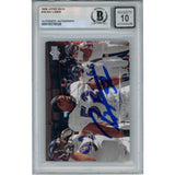 Ray Lewis Autographed/Signed 2008 Upper Deck #16 Trading Card Beckett 52952