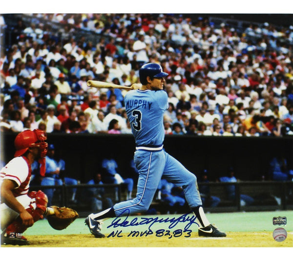 Dale Murphy Signed Atlanta Unframed 16x20 MLB Photo "82, 83 NL MVP" Inscription