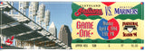 Cleveland Indians Jacobs Field Inaugural Season 04/04/94 Mariners Ticket 56246