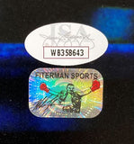 Mike Tyson Signed On Left 16x20 Boxing Stare Down Photo JSA