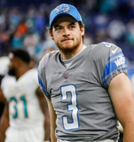 Jack Fox Signed Detroit Lions Throwback Jersey (JSA) 2xPro Bowl Punter 2020/2024