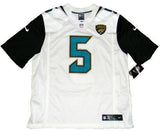 BLAKE BORTLES AUTOGRAPHED SIGNED JACKSONVILLE JAGUARS WHITE NIKE LIMITED JERSEY