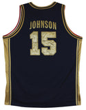 Magic Johnson "92 Gold" Signed Navy & Gold Nike Team USA Jersey BAS W #3W387216