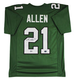 Eric Allen Authentic Signed Green Pro Style Jersey Autographed BAS Witnessed