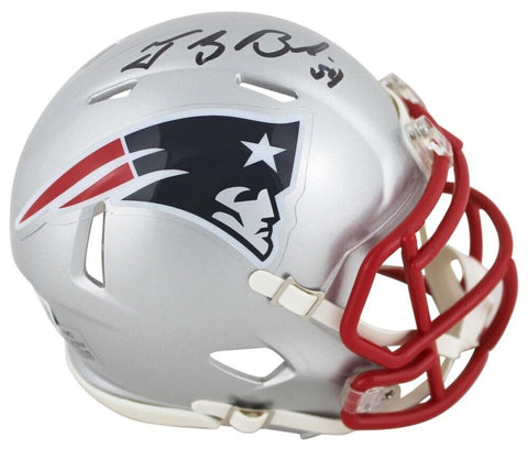 Tedy Bruschi Signed New England Patriot Speed Mini Helmet (Beckett)2004 Pro Bowl