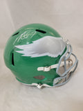 MICHAEL VICK SIGNED EAGLES KELLY GREEN SPEED REPLICA HELMET BECKETT QR
