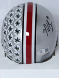 Joey Bosa/Nick Bosa Autographed Buckeyes Mini Helmet- Beckett Holo W *Black