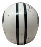 Joe Namath Signed Jets FS 25th Champ Anniversary Authentic Helmet Broadway BAS
