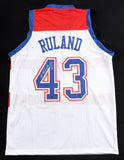 Jeff Ruland Signed Washington Bullets Jersey (AWM Hologram) 2xAll Star Center