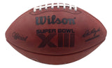 Mean Joe Greene Steelers Signed Wilson Super Bowl XIII Duke Football HOF 87 BAS