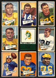 1952 Bowman Large Football Cards Green Bay Packers Partial Team Set (9) 200303