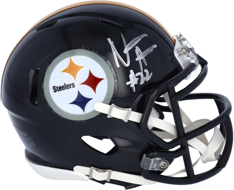 Najee Harris Pittsburgh Steelers Autographed Riddell Speed Mini Helmet