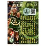 Dominique Wilkins Autographed 1995 Fleer #13 SMEAR Trading Card Beckett 54214