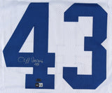 Cliff Harris Signed Dallas Cowboys Jersey (Beckett) 2xSuper Bowl Champ HOF 2020