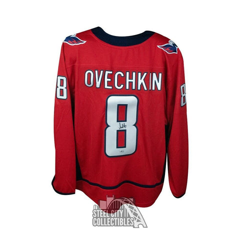 Alexander Ovechkin Autograph Capitals Fanatics Breakaway Hockey Jersey Fanatics
