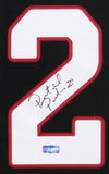 Patrick Peterson Signed Arizona Cardinals Large Framed Black NFL Jersey