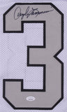 Daryle Lamonica Signed Oakland Raiders White Jersey (JSA COA) The Mad Bomber