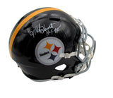 Mel Blount HOF Autographed Full Size Speed Replica Football Helmet Steelers JSA