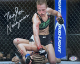Thug Rose Namajunas Signed 8x10 Photo vs Paige Vanzant PSA