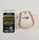 Moises Ballesteros Chicago / Iowa Cubs Signed Minor League Baseball (JSA COA)