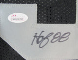 Fred Biletnikoff HOF Raiders Signed/Inscribed Custom Football Jersey JSA XHC45