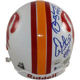 Lee Roy Selmon +4 Tampa Bay Buccaneers Signed 75-96 Mini Helmet Beckett 57282