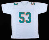 Kyle Van Noy Signed Miami Dolphins White Jersey Inscribed "Fins Up!" (PSA COA)