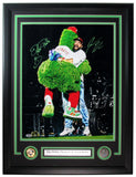 Jason Kelce/Phanatic Autographed 16x20 Photo Framed Eagles ITP PSA/DNA 200889