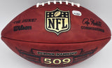 Peyton Manning Autographed NFL Leather 509 TD Football Colts Fanatics 461383