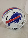 JOSH ALLEN SIGNED BUFFALO BILLS SPEEDFLEX AUTHENTIC HELMET W/ "MVP" BECKETT QR