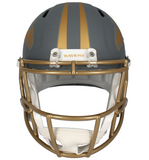 Ed Reed Autographed Ravens Full Size 'Slate' Replica Speed Helmet Beckett