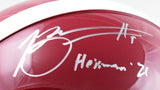 Bryce Young Autographed Alabama F/S Authentic Helmet Heisman - Beckett W Holo