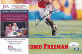 Antonio Freeman Virginia Tech Signed/Autographed 8x10 Photo JSA 166930