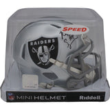 Richard Seymour Signed Las Vegas Raiders Mini Helmet HOF Beckett 45812