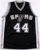 George Gervin Signed San Antonio Spurs Jersey (JSA COA) 9xAll Star "The Iceman"