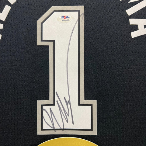 Victor Wembanyama Custom Framed Signed San Antonio Spurs Jersey PSA Autographed